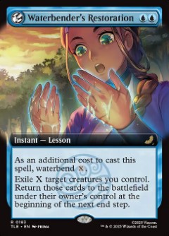 Waterbender's Restoration Avatar- The Last Airbender Eternal Bordless